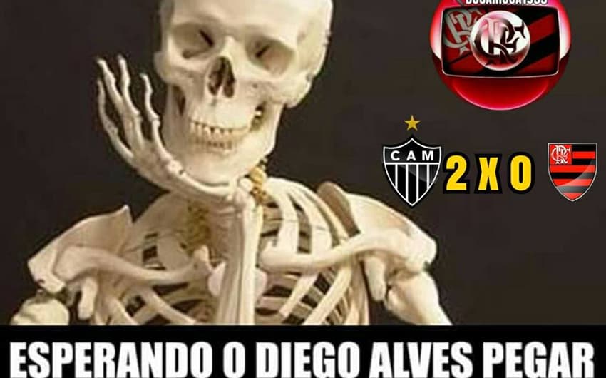 Goleiro foi alvo de piadas após não defender o segundo pênalti pelo Flamengo