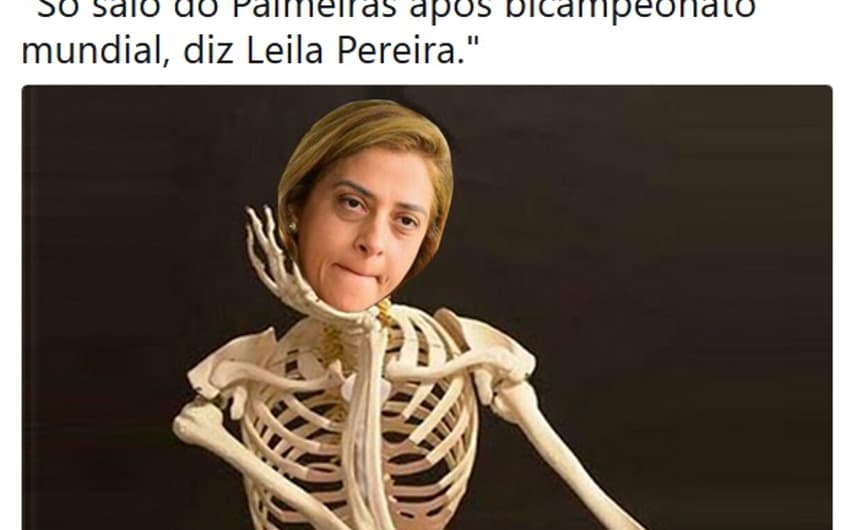 Declaração da patrocinadora do Palmeiras rendeu memes dos torcedores rivais