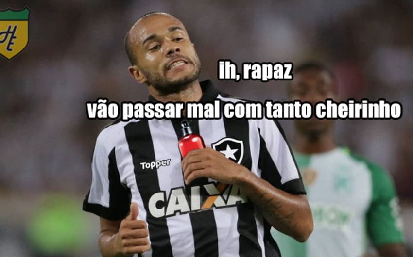 Memes sobre vitória do Botafogo
