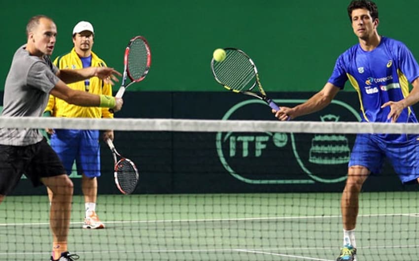 Bruno Soares e Marcelo Melo na Copa Davis