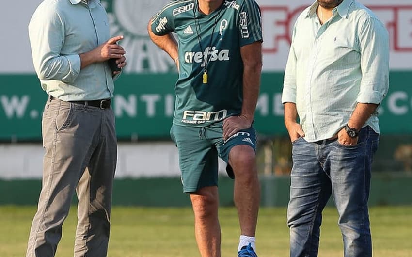 Maurício Galiotte, Cuca e Mattos no Palmeiras