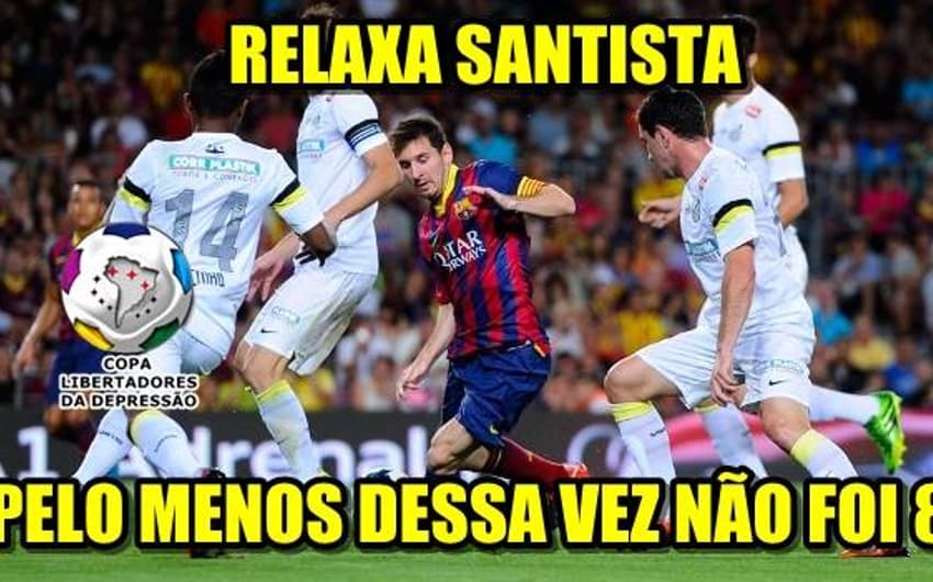 Santos foi alvo de piadas após eliminação na Libertadores