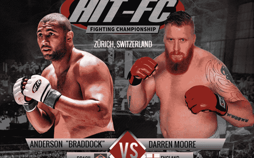 Os pesados Anderson “Braddock” e Darren Moore se enfrentam no evento