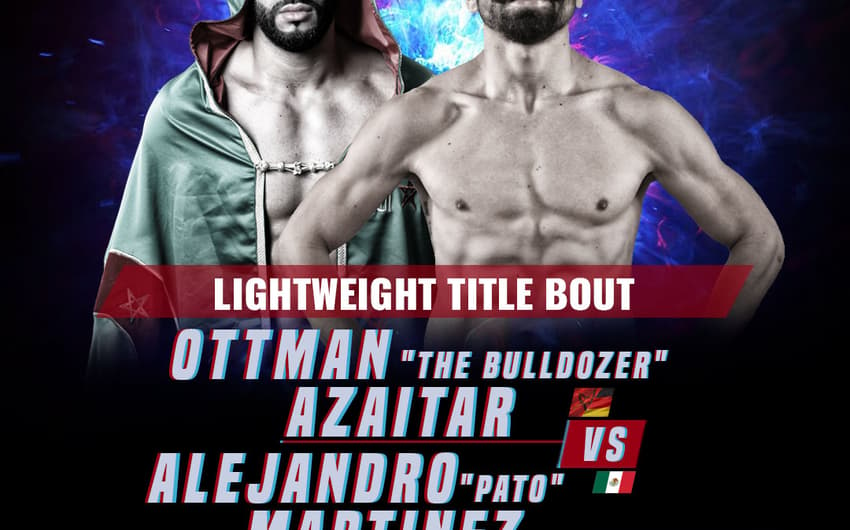 O duelo entre Ottman Azaitar e Alejandro Martínez servirá para decidir o primeiro campeão peso leve da organização