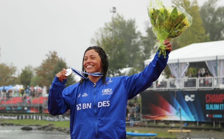 Ana Sátila tornou-se a primeira brasileira a conquistar medalhas em um Mundial de canoagem slalom