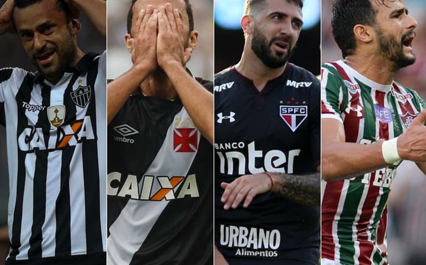 Nunca na história do Brasileirão a diferença entre o oitavo colocado e o primeiro clube dentro da zona do rebaixamento foi tão pequena em 26 rodadas: quatro pontos. Assim, a edição de 2017 tem o maior número de campeões brasileiros ameaçados de queda nesta etapa na história:&nbsp;Atlético-PR (34 pontos), Atlético-MG (34), Vasco (33), Bahia (31), São Paulo (31), Fluminense (31), Sport (30) e Coritiba (28), os dois últimos dentro do Z4. Veja ano ano...