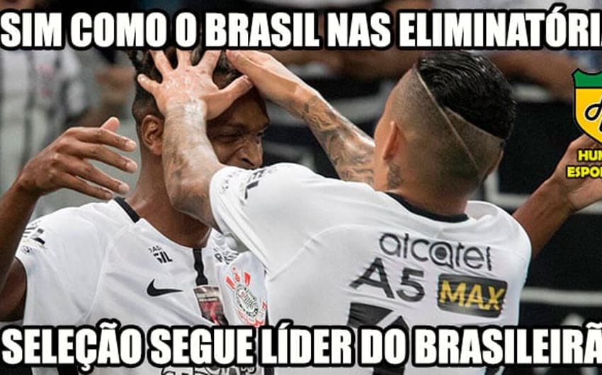 Humor Esportivo: os melhores memes da vitória do Corinthians diante do Coxa