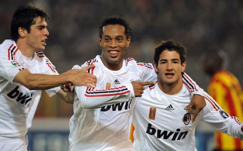 trio Kaká, Pato e Ronaldinho - Milan
