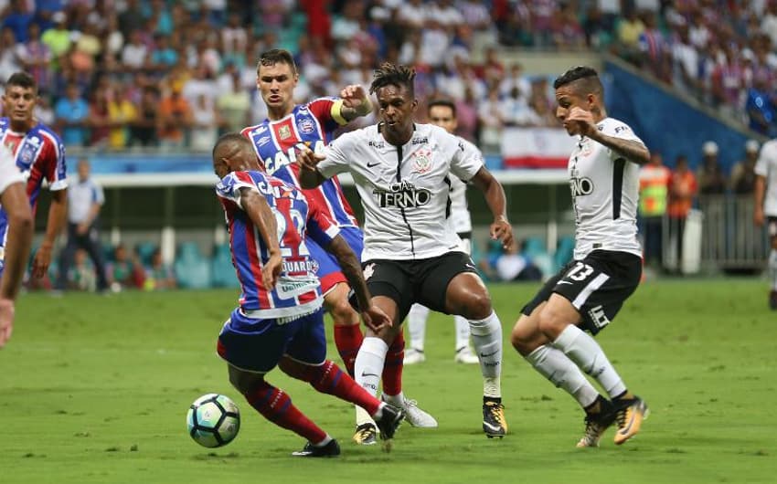 Corinthians perdeu por 2 a 0 para o Bahia