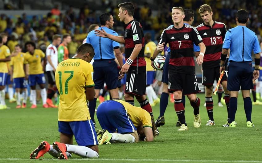 Na semifinal da Copa do Mundo de 2014, a Alemanha aplicou uma goleada história no Brasil, 7 a 1, no Mineirão.