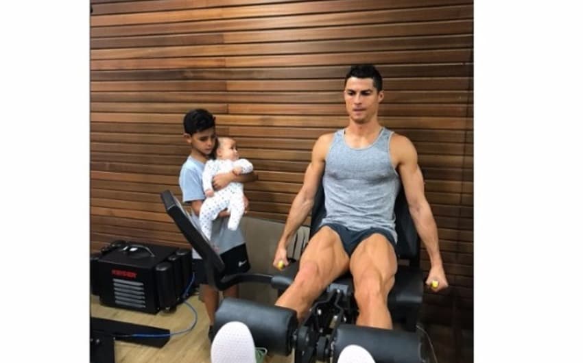 Cristiano Ronaldo e filhos