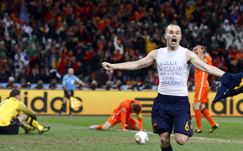 Em 2010, Espanha venceu a Holanda na final&nbsp;
