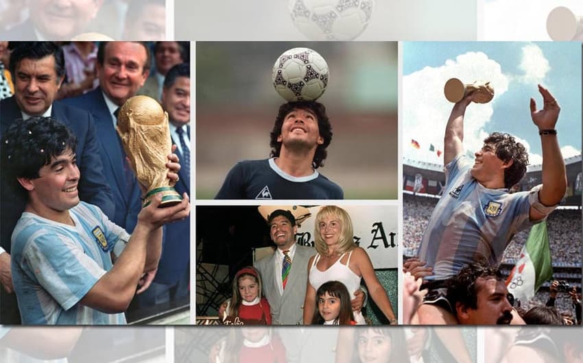 Maradona completa 57 anos nesta segunda-feira e recebe uma modesta homenagem do LANCE!