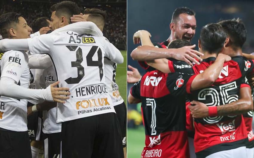 Confira imagens do duelo entre Corinthians e Flamengo no primeiro turno. Naquela ocasião, a partida terminou 1 a 1.