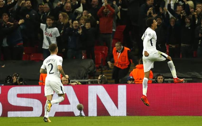 Veja imagens da vitória do Tottenham