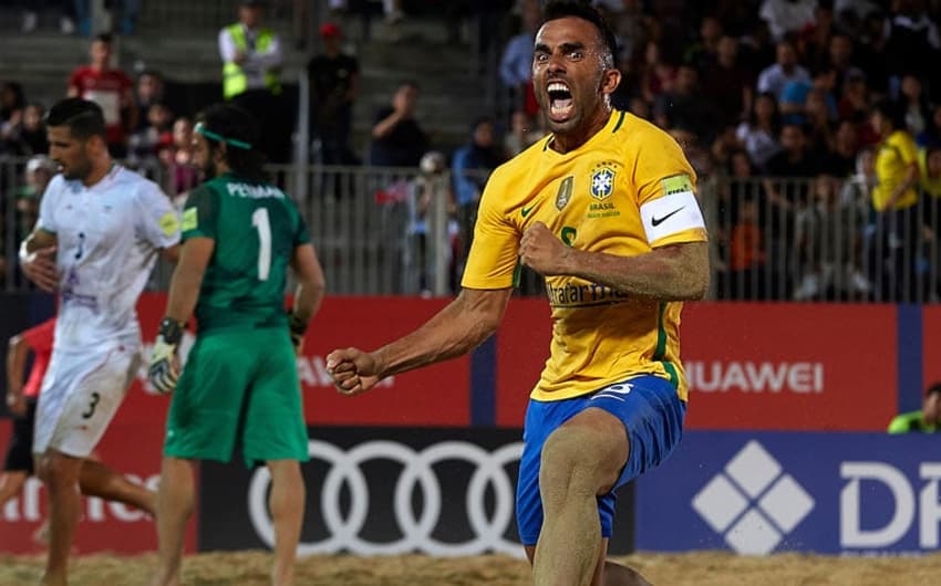 Bruno Xavier marcou mais um gol na vitória sobre o Irã que levou Brasil à final
