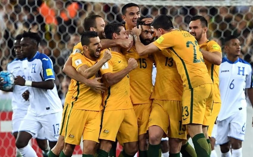Austrália comemora vaga na Copa do mundo de 2018
