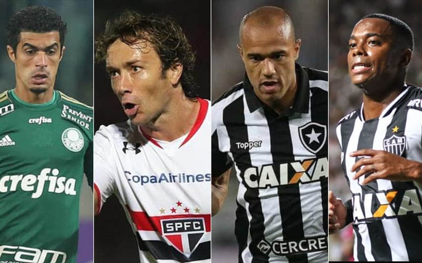Egídio, Lugano, Roger e Robinho são alguns dos jogadores que, até o momento, têm contrato previsto até o fim de 2017. Confira como está a situação de cada atleta do seu time de coração.&nbsp;