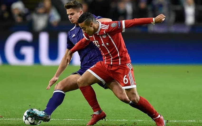 Thiago Alcântara - Anderlecht x Bayern de Munique
