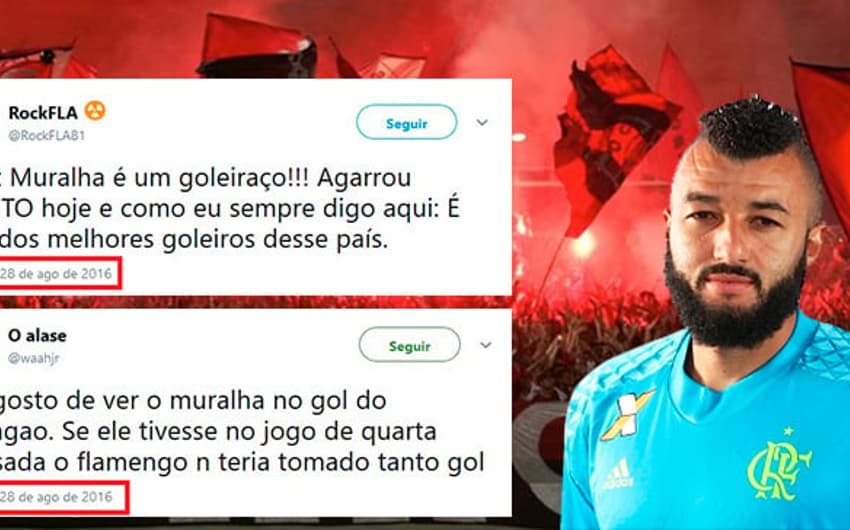 Do céu ao inferno! Criticado por torcedores do Flamengo, Alex Muralha já foi muito bem visto pelos rubro-negros