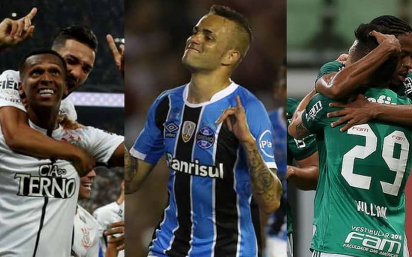 Corinthians, Grêmio e Palmeiras são os times com os melhores aproveitamentos da temporada