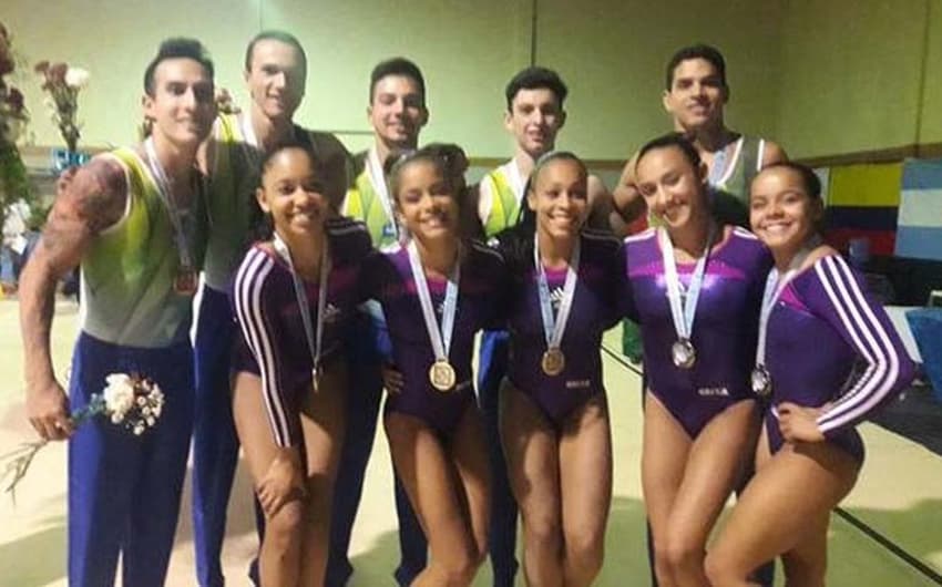 Brasil domina topo do pódio no primeiro dia do Sul-Americano de ginástica