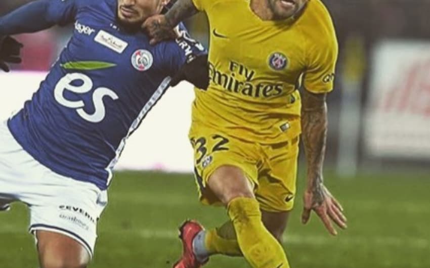 Daniel Alves - Strasbourg x PSG