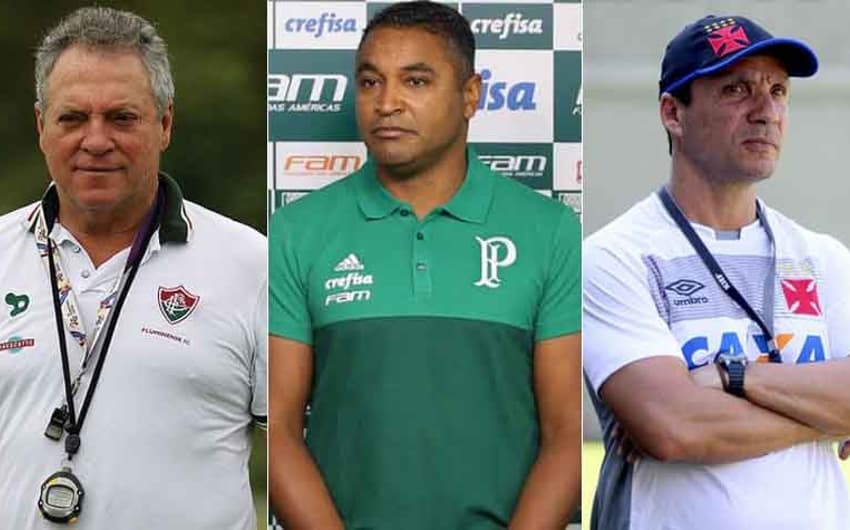 Abel Braga teve seu nome ligado a vários clubes, mas seguirá no Fluminense em 2018; Palmeiras terá Roger Machado no comando, e Zé Ricardo inicia o ano no Vasco, mas vê seu nome rondando no Santos. Veja na galeria abaixo a situação dos grandes clubes