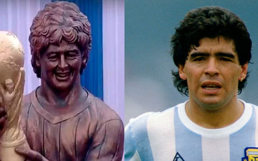 1 - Maradona foi homenageado essa semana na Índia
