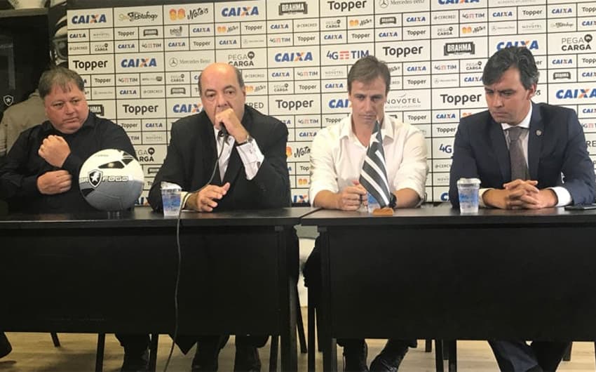 Botafogo - Apresentação do técnico Felipe Conceição e do Gerente de Futebol Anderson Barros