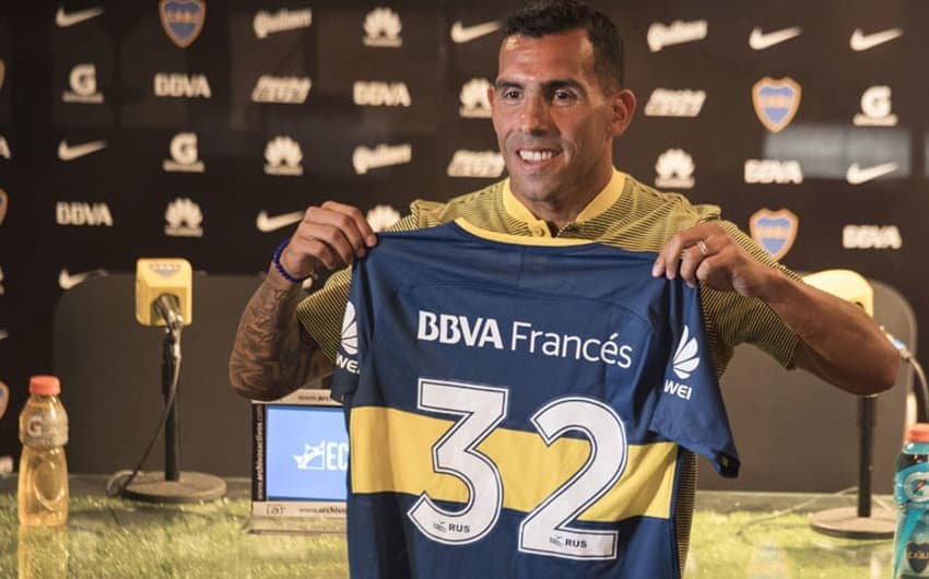 Apresentação do Tévez no Boca Juniors