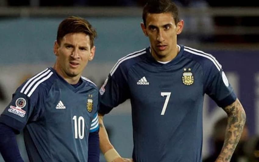 Di María e Messi - Seleção Argentina