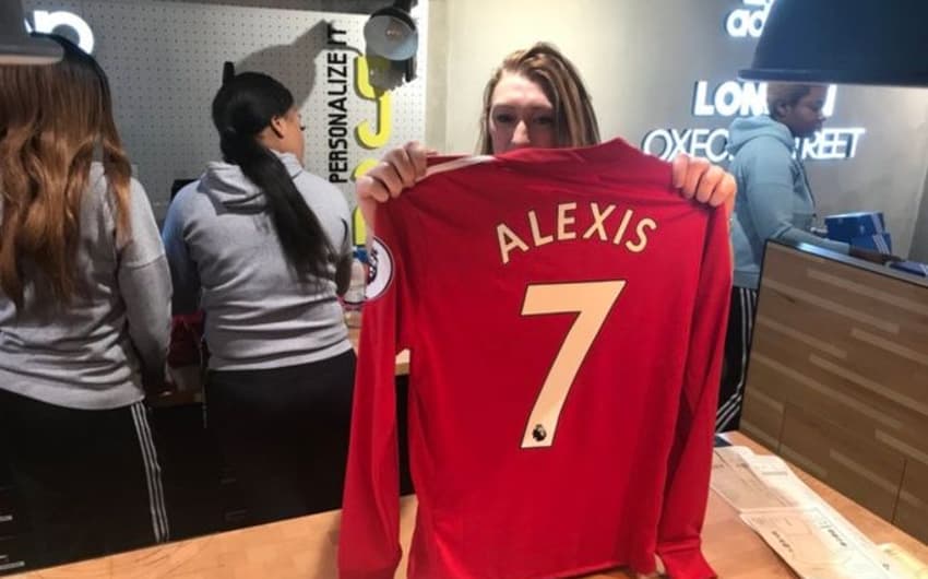 Camisa Alexis Sánchez - Manchester United