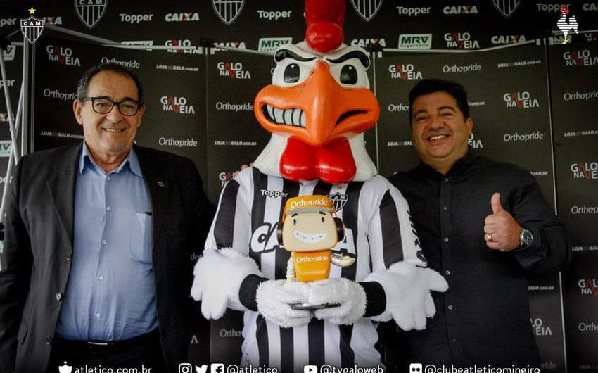 Atlético-MG apresenta Orthopride como patrocinadora (Foto: Divulgação)