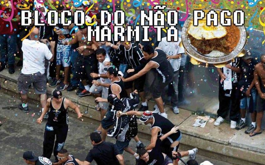 Evento no Facebook zoa Corinthians e cria bloco ironizando episódio das marmitas