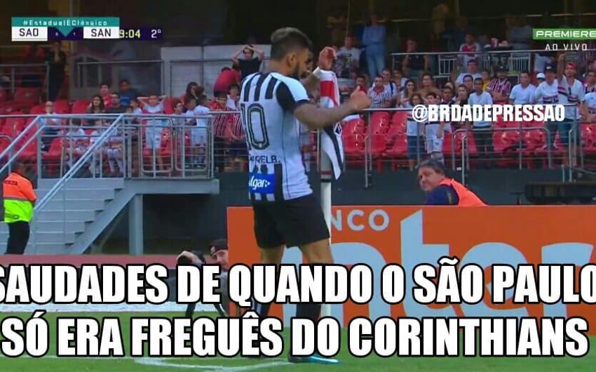 Memes: São Paulo 0 x 1 Santos