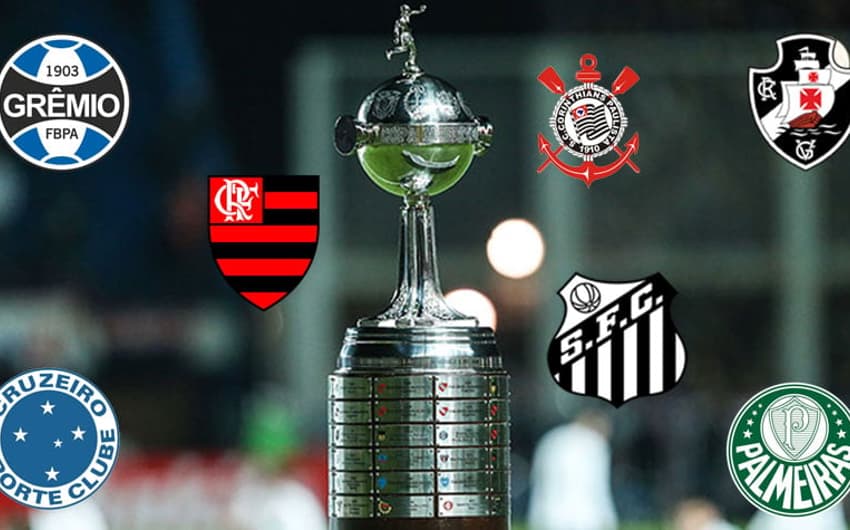 Confira na sequência os desafios dos clubes brasileiros na fase de grupos da Copa Libertadores deste ano