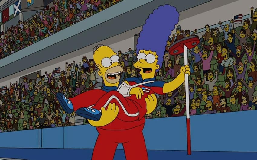 'Os Simpsons' previram conquista de ouro dos EUA no curling