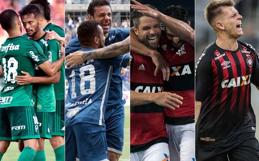 Cruzeiro, Bahia, Palmeiras, Ceará e Flamengo são os clubes da Série A com os melhores aproveitamentos até agora na temporada. O Furacão tem apenas uma derrota, enquanto o São Paulo já foi derrotado oito vezes em 2018. Confira o desempenho detalhado de cada um...