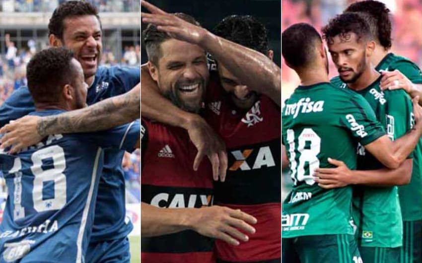 Cruzeiro, Flamengo e Palmeiras têm os melhores aproveitamentos na temporada 2018. Veja os demais times da Série A