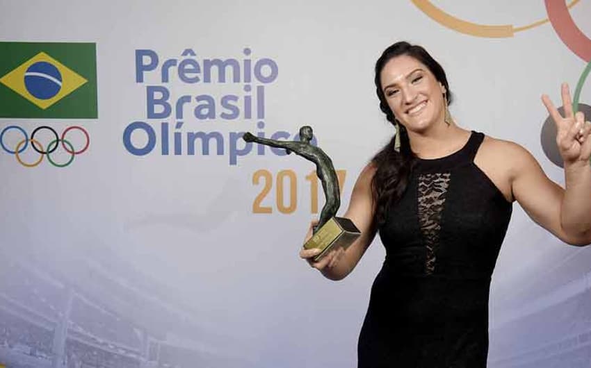 Mayra Aguiar foi eleita a Atleta do Ano de 2017 no Prêmio Brasil Olímpico
