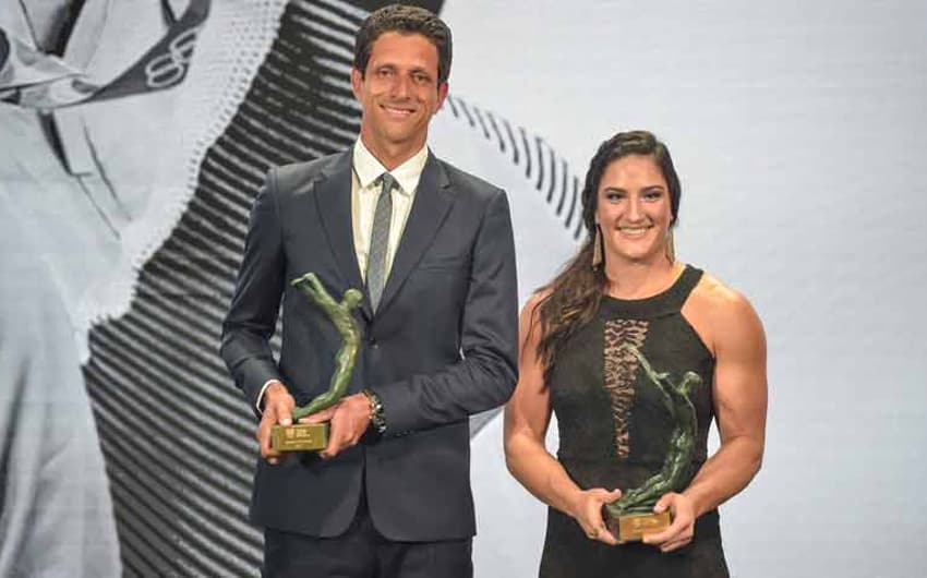 Mayra Aguiar e Marcelo Melo foram eleitos os Atletas do Ano no Prêmio Brasil Olímpico