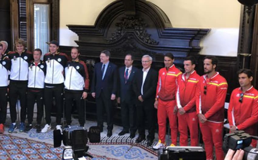 Sorteio Copa Davis Espanha x Alemanha
