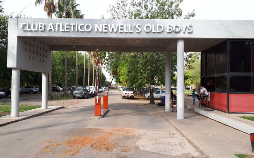 Fachada do CT do Newell's, local que o São Paulo treinou nesta quarta&nbsp;