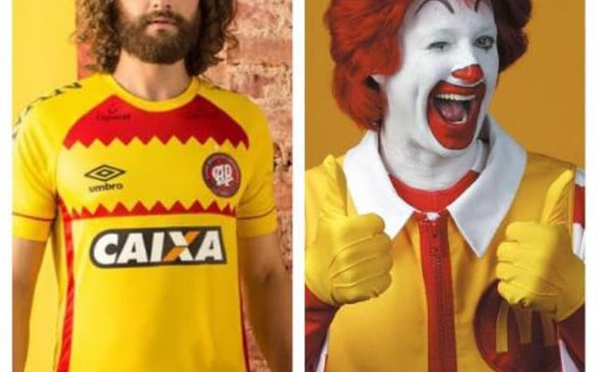 Nova camisa do Atlético-PR x Ronald MacDonalds