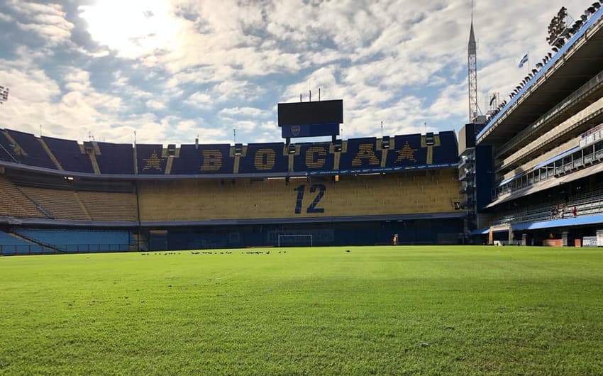 Palmeiras vai fazer o reconhecimento de gramado na Bombonera nesta terça, às 18h (de Brasília)