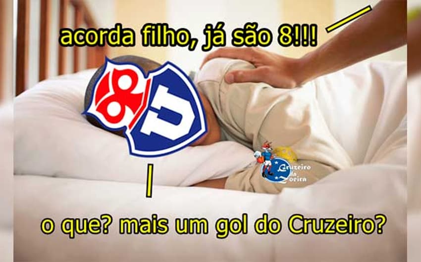 Memes: Cruzeiro 7 x 0 La U
