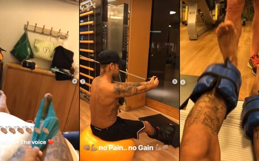 Neymar se recuperando de cirurgia