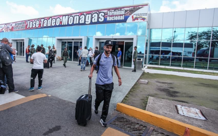 Desembarque Grêmio na Venezuela