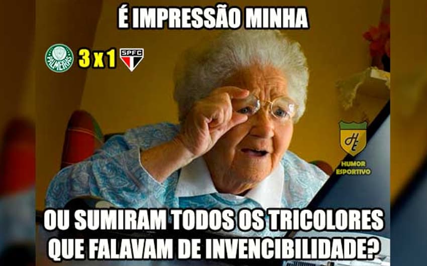 Os melhores memes de Palmeiras 3 x 1 São Paulo